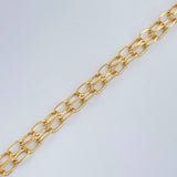 Pulso Chino 2.35gr / 21.8cm / 1mm Oro Amarillo +1 18K $