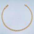 Pulso Chino 2.15gr / 22cm / 1mm Oro Amarillo +1 18K $