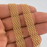 Cadena China 24gr / 60cm / 8.55mm Oro Amarillo +1 18K $