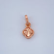 Dije Trebol 0.45gr / 1cm / Oro Rosa 18K &