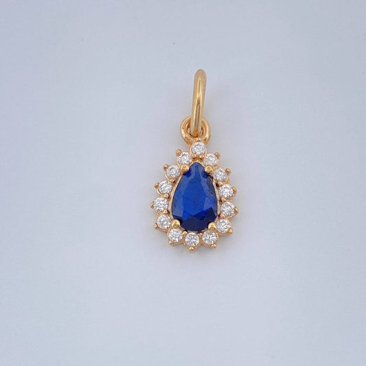 Dije Halo Gota 0.75gr / 1.5cm / Oro Amarillo 18K &