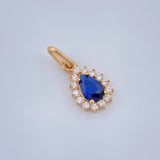 Dije Halo Gota 0.75gr / 1.5cm / Oro Amarillo 18K &