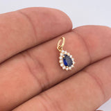 Dije Halo Gota 0.75gr / 1.5cm / Oro Amarillo 18K &