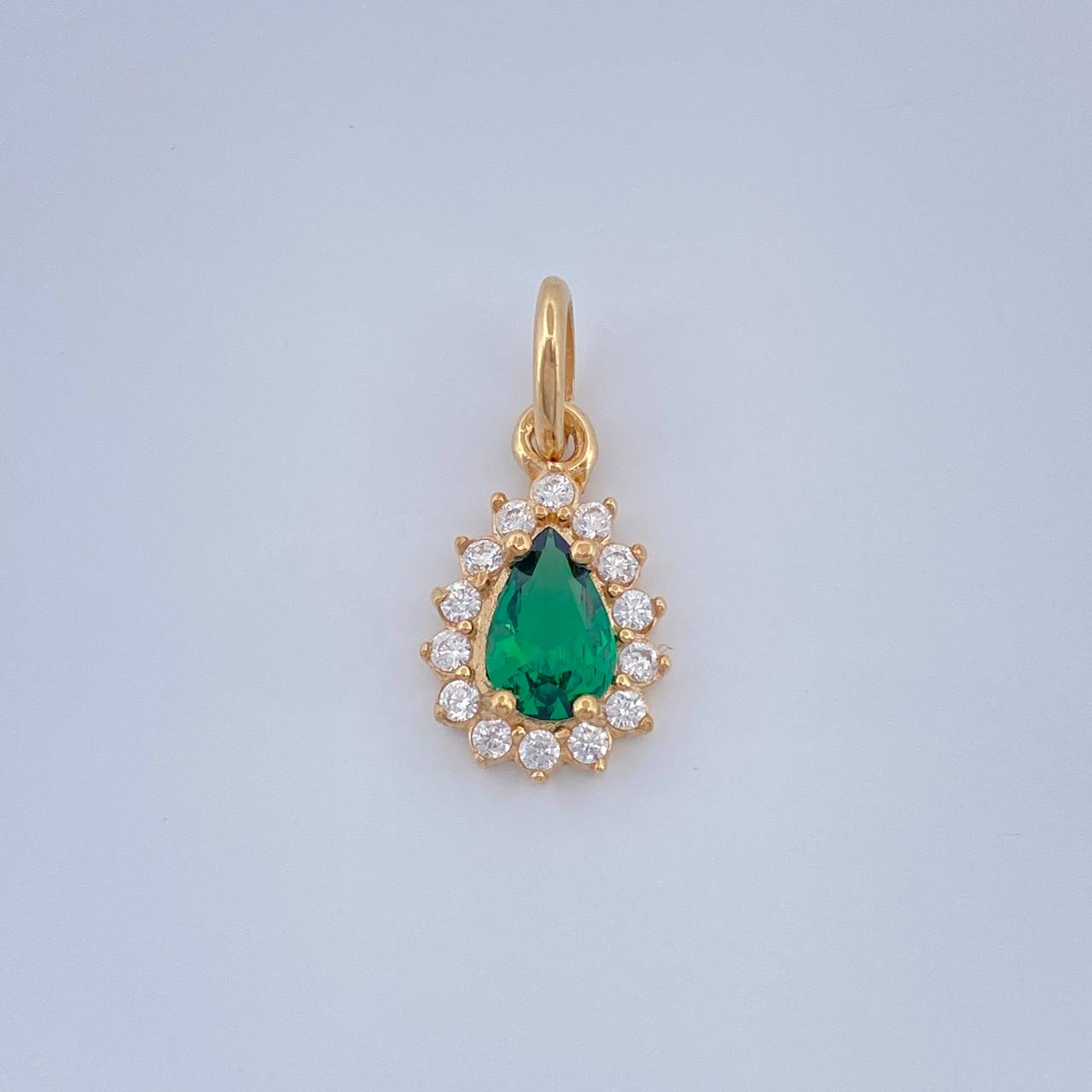 Dije Halo Gota 0.7gr / 1.5cm / Oro Amarillo 18K &
