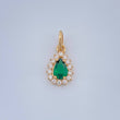 Dije Halo Gota 0.7gr / 1.5cm / Oro Amarillo 18K &