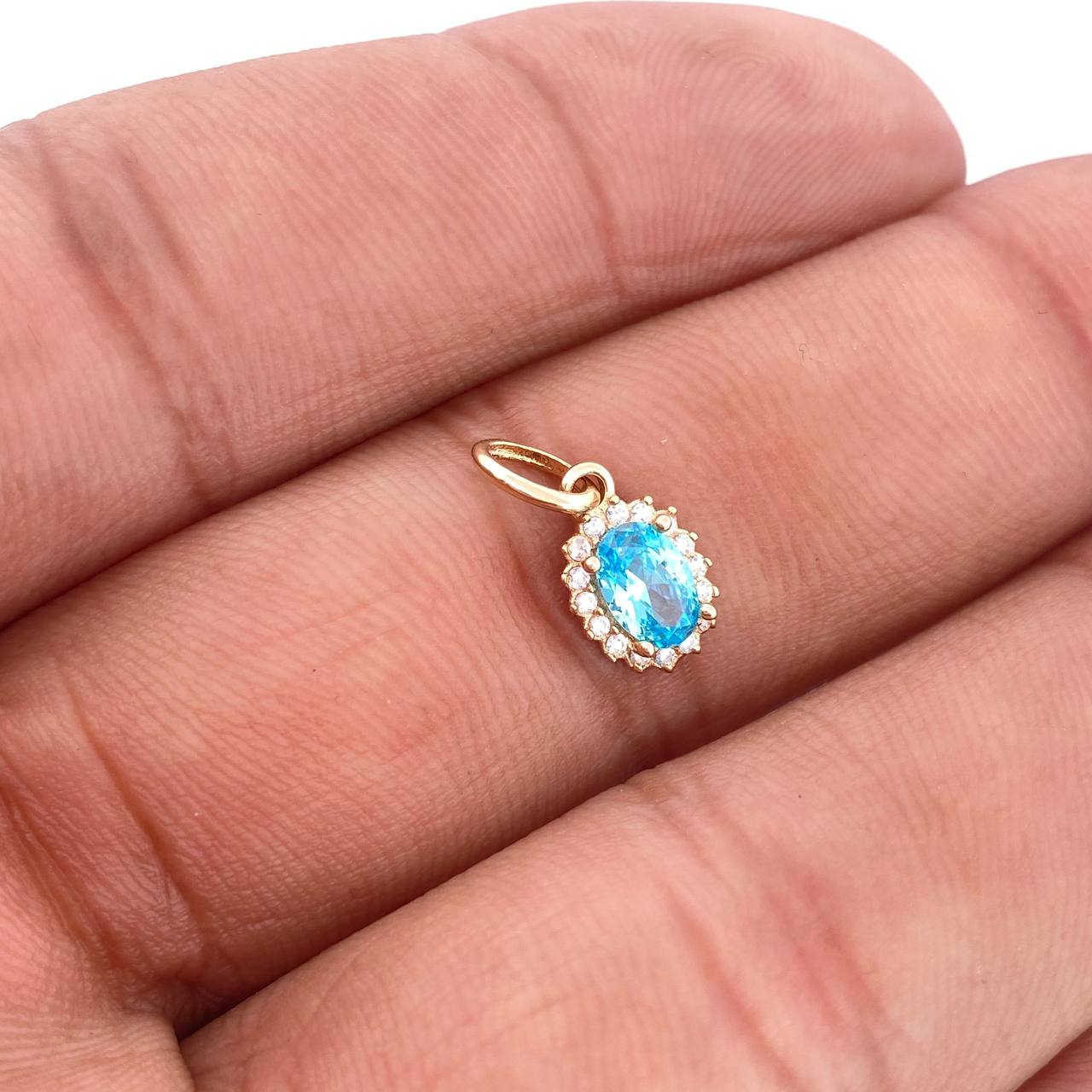 Dije Halo 0.65gr / 1.4cm / Oro Amarillo 18K &