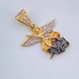 Dije San Miguel Arcangel 3.05gr / 2.7cm / Tres Oros 18K &