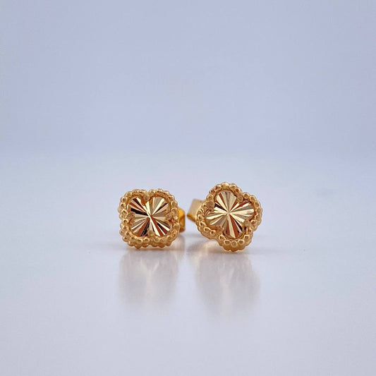 Topos Trebol 1.1gr / Oro Amarillo 18K &