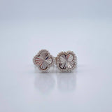 Topos Trebol 1.25gr / Oro Blanco 18K &