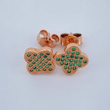 Topos Trebol 2.1gr / Oro Rosa 18K &