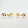 Topos Cubano Laurel Colgante 1.85gr / 2cm / Oro Amarillo 18K
