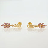 Topos Cubano Laurel Colgante 1.85gr / 2cm / Oro Amarillo 18K