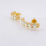 Topos Carril Roca Pentatonica 3.65gr / 2cm / Oro Amarillo 18K