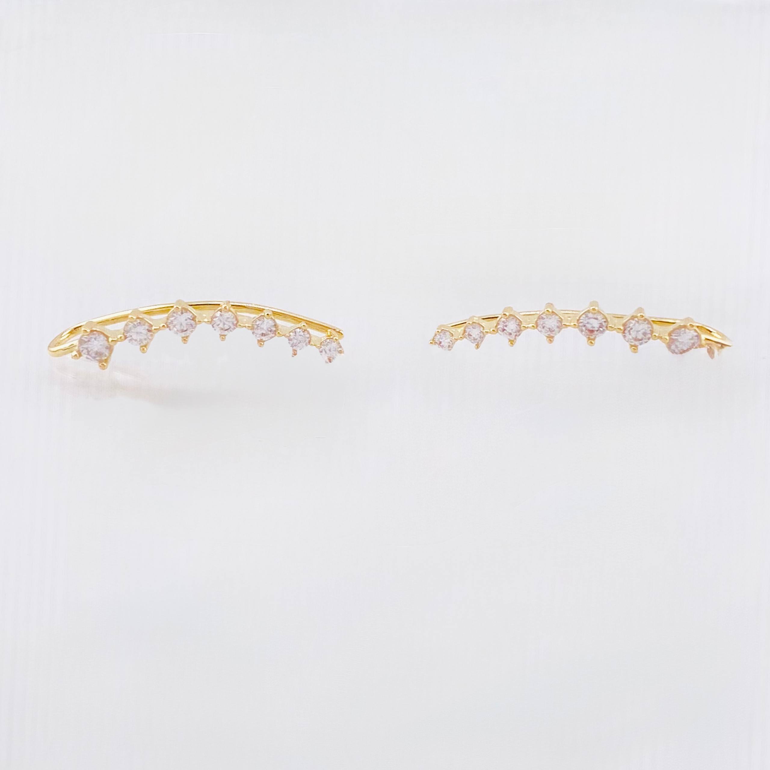 Topos Estela De Estrellas 1.9gr / 2.5cm / Oro Amarillo 18K *