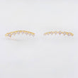 Topos Estela De Estrellas 1.9gr / 2.5cm / Oro Amarillo 18K *