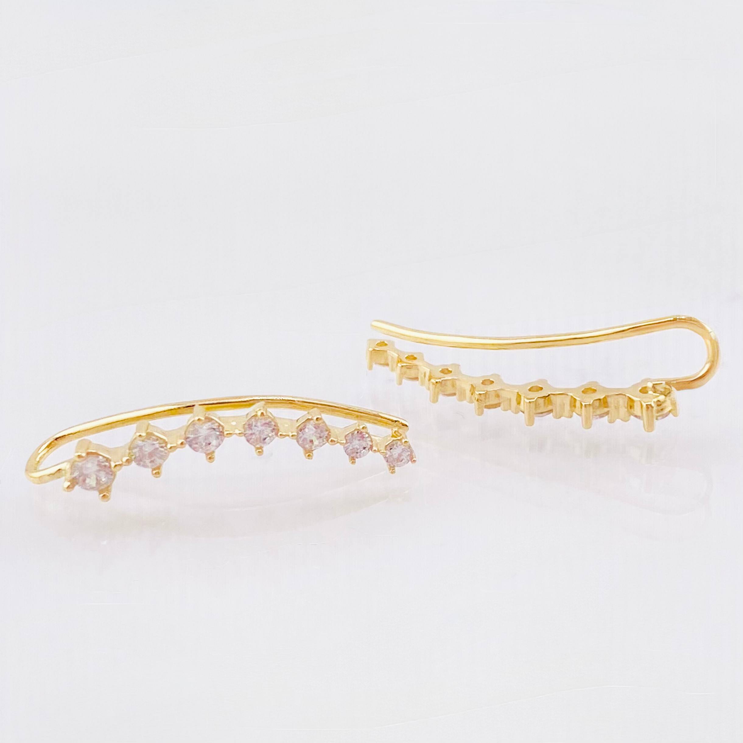 Topos Estela De Estrellas 1.9gr / 2.5cm / Oro Amarillo 18K *