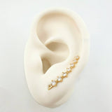 Topos Estela De Estrellas 1.9gr / 2.5cm / Oro Amarillo 18K *