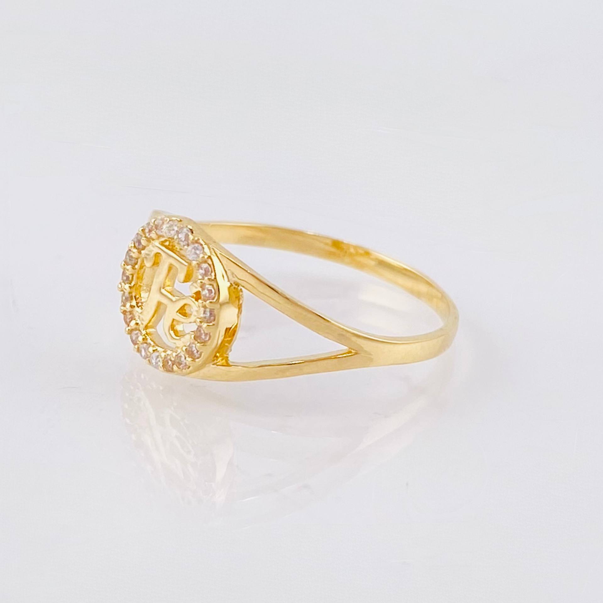 Anillo Fé 1.85gr / T7 3/4 / Oro Amarillo 18K *