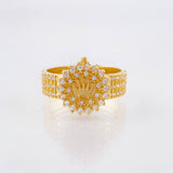 Anillo Corona Rx 5.25gr / T7 1/2 / Oro Amarillo 18K ©