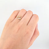 Anillo Mariposa Love 1.95gr / T4 1/2 / Oro Amarillo 18K *