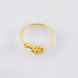 Anillo Mariposa Love 1.95gr / T4 1/2 / Oro Amarillo 18K *