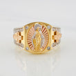Anillo Virgen Milagrosa 6.1g / T10 1/4 Tres Oros 18K