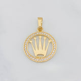 Dije Corona 1.15g / 2.4cm Oro Amarillo 18K