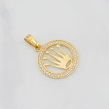 Dije Corona 1.15g / 2.4cm Oro Amarillo 18K