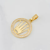 Dije Corona 1.15g / 2.4cm Oro Amarillo 18K