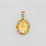 Dije Virgen Milagrosa 1.6g / 1.9cm Oro Amarillo 18K