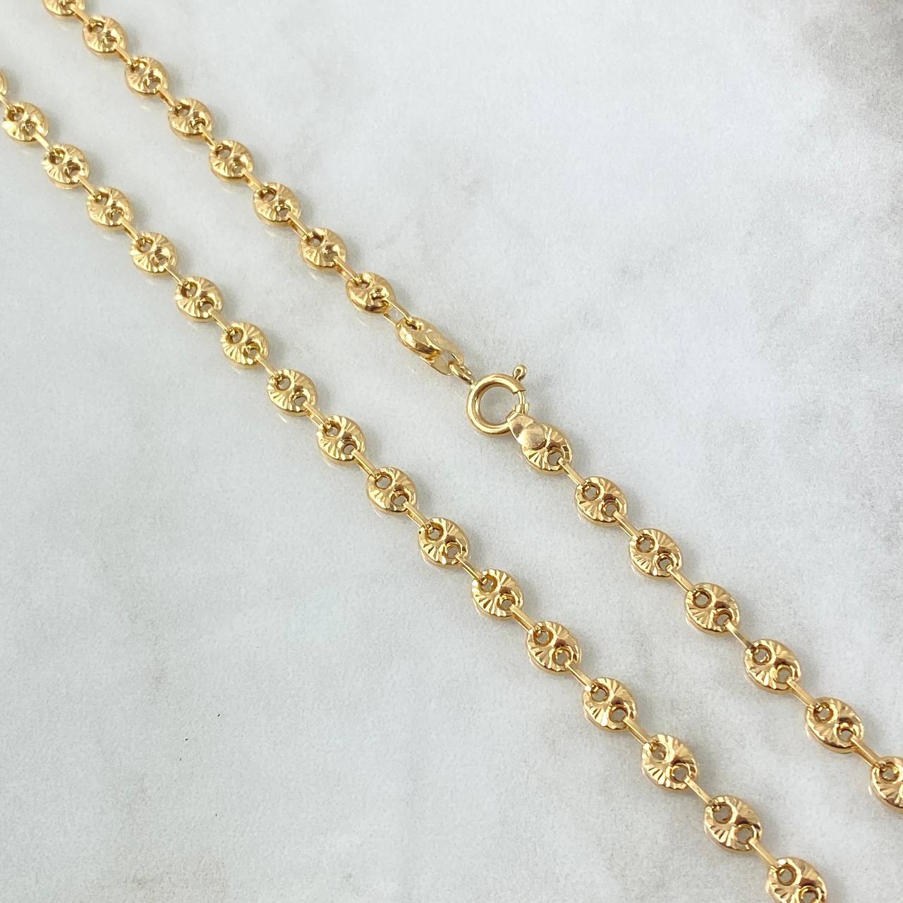 Cadena GC 12.55gr / 60cm / 5mm Diamantada Oro Amarillo 18K *