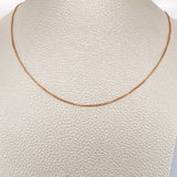 Cadena Veneciana 2.6gr / 42cm-47cm / Oro Rosa +3 18K +
