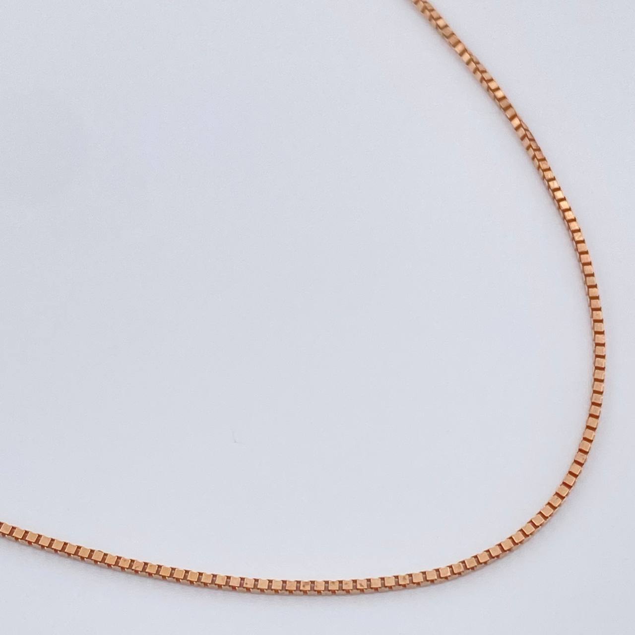Cadena Veneciana 2.6gr / 42cm-47cm / Oro Rosa +3 18K +