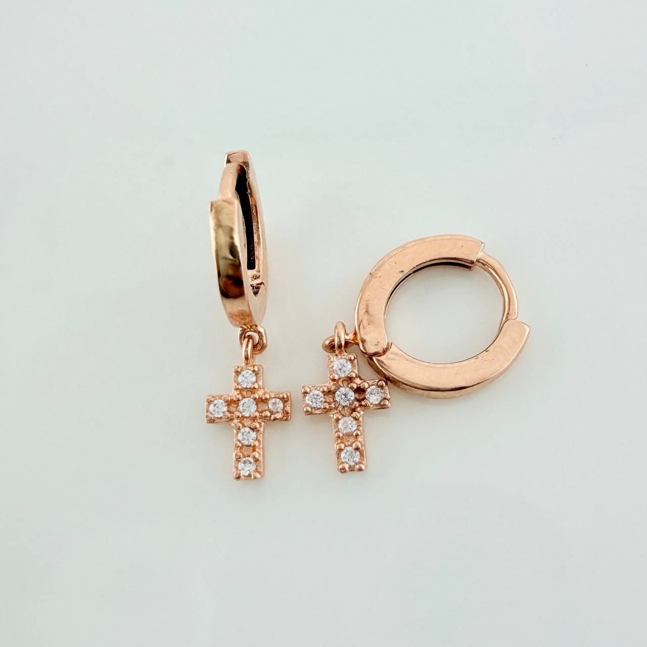 Candongas Redondas  3.2gr / 2.2cm / Oro Rosa 18K $