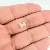 Herraje Mariposa 0.65gr / 1.3cm / Oro Amarillo 18K $