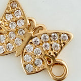 Herraje Mariposa 0.65gr / 1.3cm / Oro Amarillo 18K $
