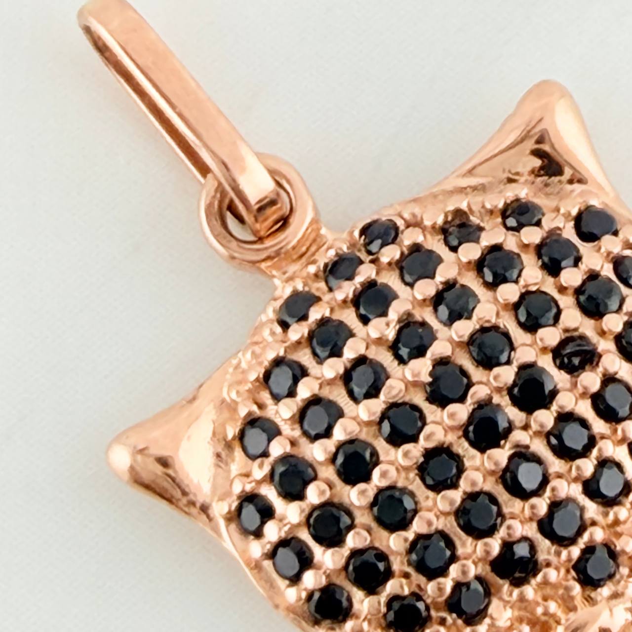 Dije Gato 2gr / 2.6cm / Oro Rosa 18K $