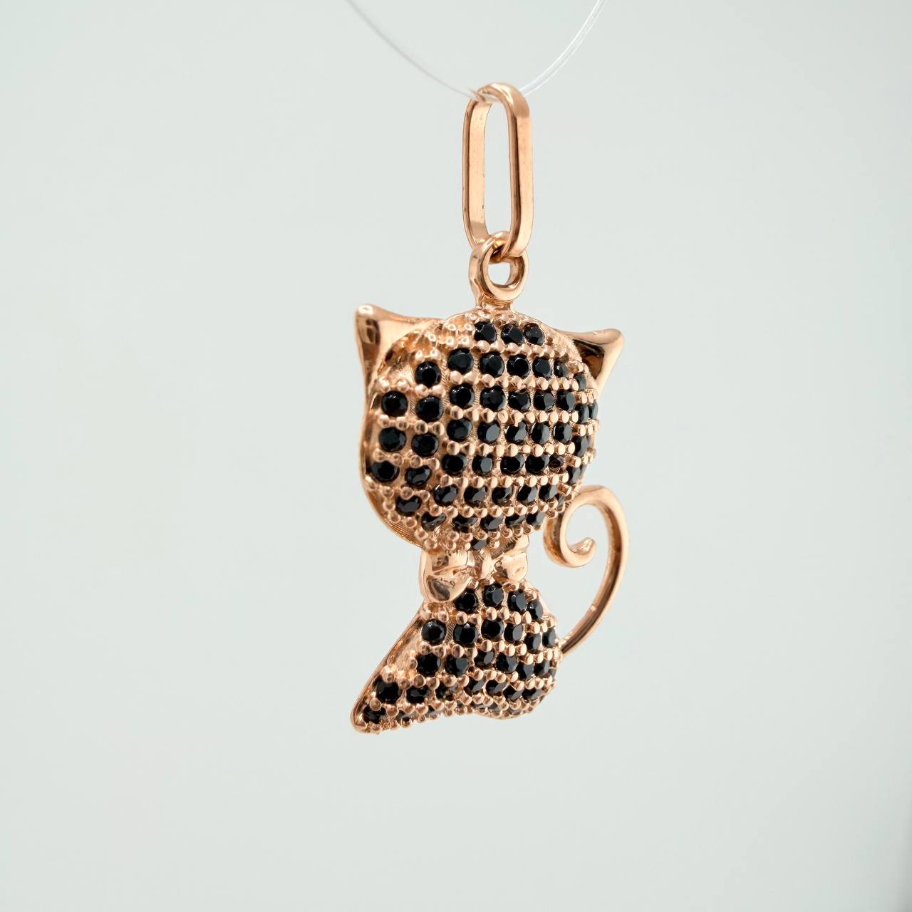 Dije Gato 2gr / 2.6cm / Oro Rosa 18K $