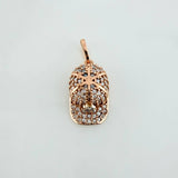 Dije Gorra NY 2.1gr / 2.1cm / Dos Oros Blanco Rosa 18K