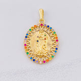 Dije Virgen de Guadalupe 5.05g / 3.5cm Oro Amarillo 18K