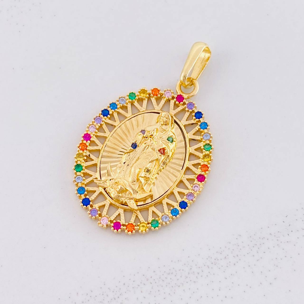 Dije Virgen de Guadalupe 5.05g / 3.5cm Oro Amarillo 18K