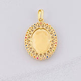 Dije Virgen de Guadalupe 5.05g / 3.5cm Oro Amarillo 18K