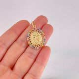 Dije Virgen de Guadalupe 5.05g / 3.5cm Oro Amarillo 18K