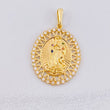 Dije Virgen de Guadalupe 3.85g / 3.3cm Oro Amarillo 18K