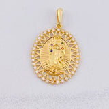 Dije Virgen de Guadalupe 3.85g / 3.3cm Oro Amarillo 18K