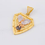 Dije Medalla San Miguel Árcangel 13.9g / 4.6cm Tres Oros 18K