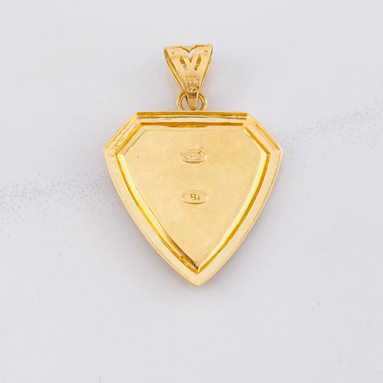 Dije Medalla San Miguel Árcangel 13.9g / 4.6cm Tres Oros 18K