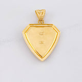 Dije Medalla San Miguel Árcangel 13.9g / 4.6cm Tres Oros 18K