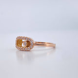 Anillo Niza 2.9gr / T6 3/4 / Oro Rosa Nac.Esp. 18K +