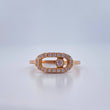 Anillo Niza 2.9gr / T6 3/4 / Oro Rosa Nac.Esp. 18K +
